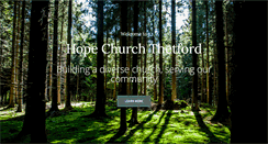 Desktop Screenshot of hopechurchthetford.org